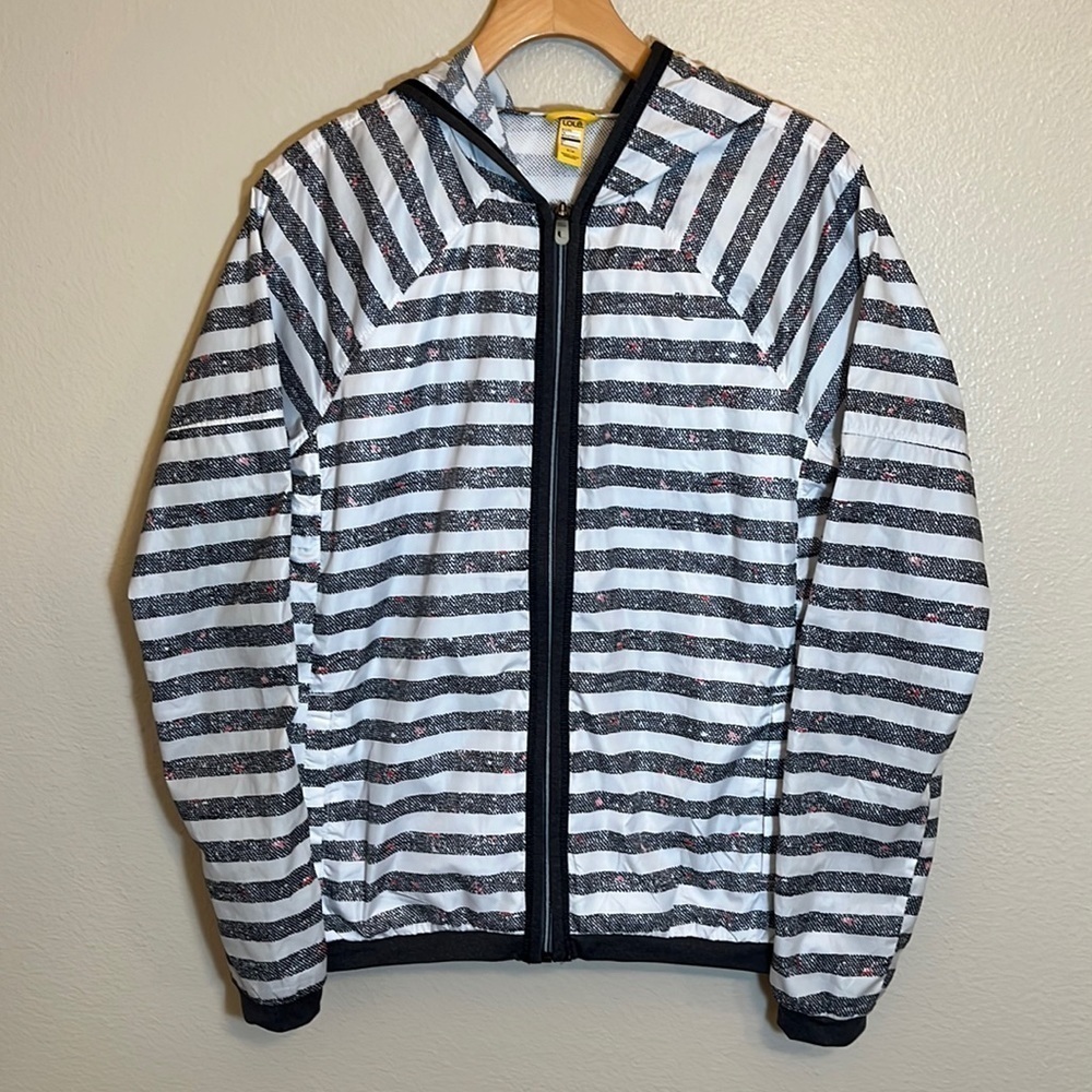 Lole Lightweight Striped Athletic Jacket